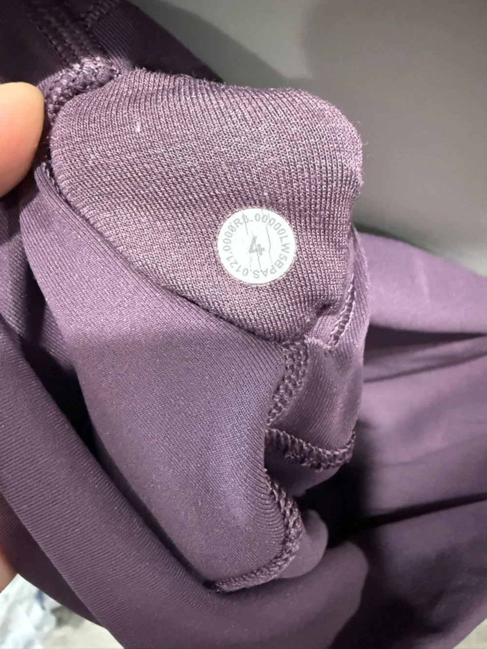 Lululemon Wunder unders‎ size 4 in grape thistle